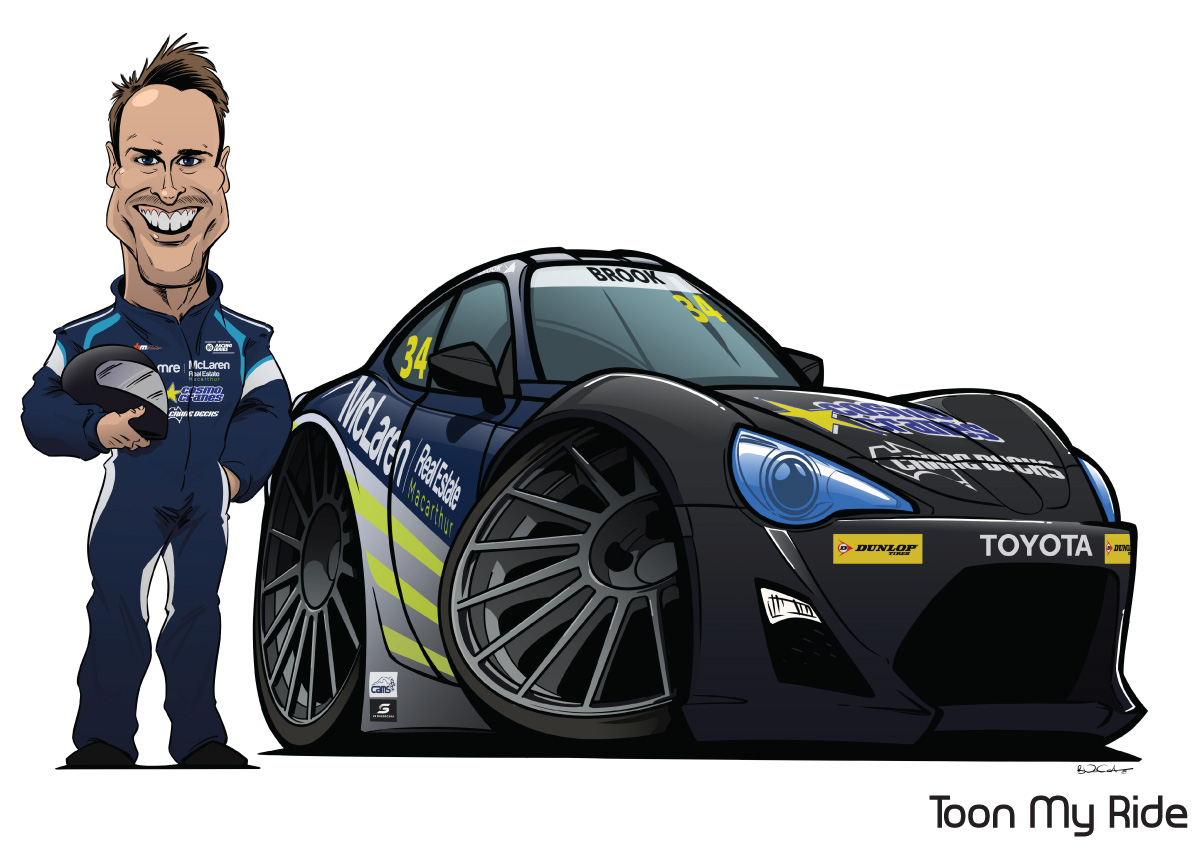 Toyota 86 Racecar & Driver