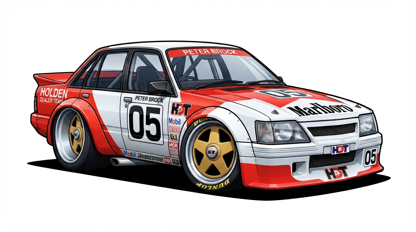 Peter Brock Holden Commodore V8 Supercar