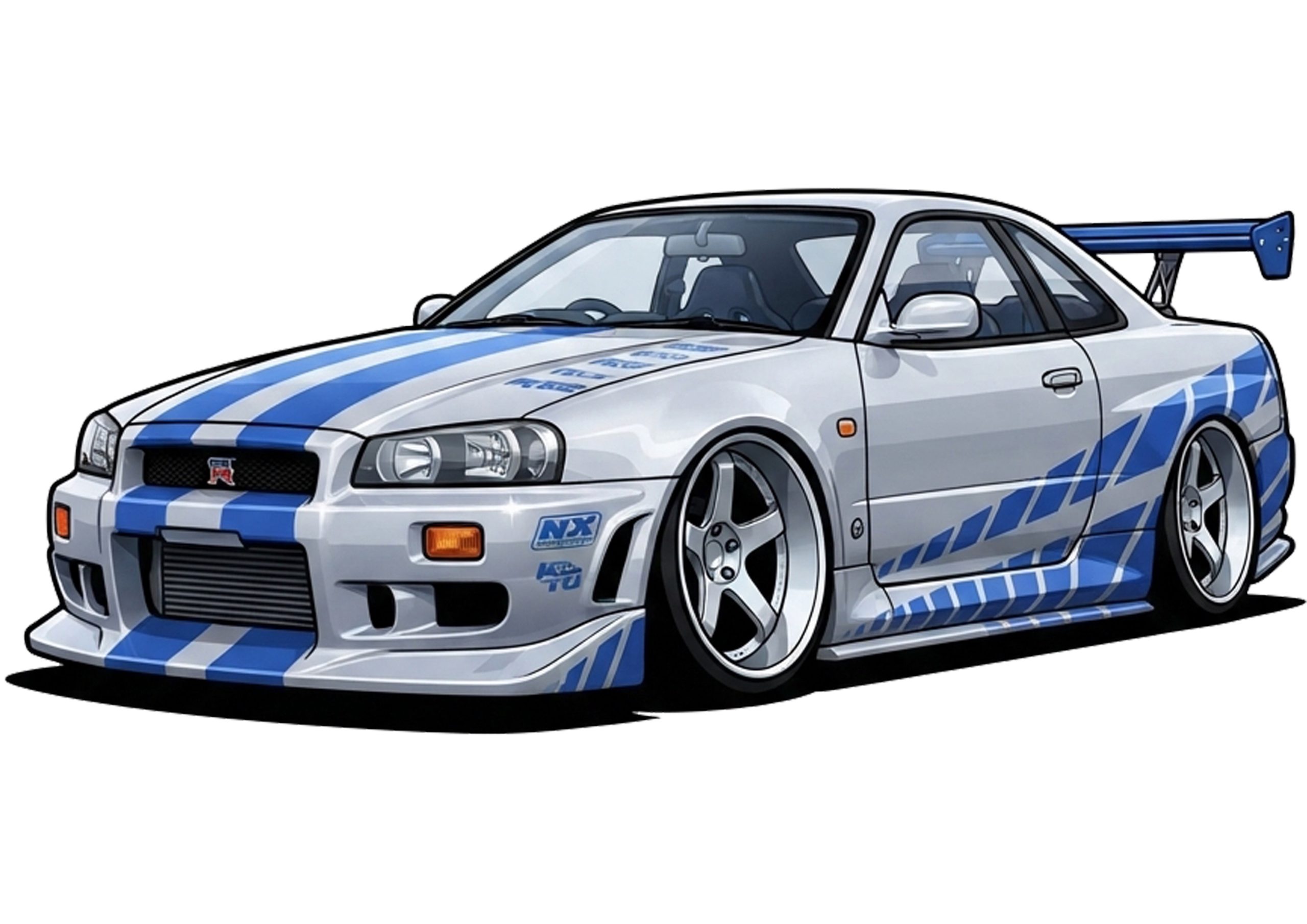 2 Fast 2 Furious Nissan R34 Skyline GTR